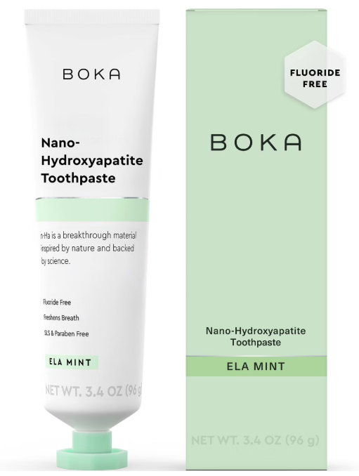 Boka Ela Mint nano-hydroxyapatite toothpaste