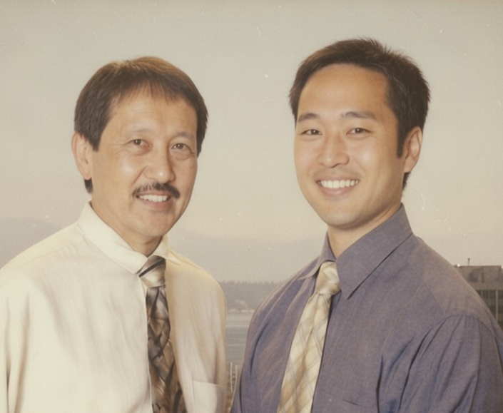 Dr. Gordon and Dr. Garret Yamaguchi